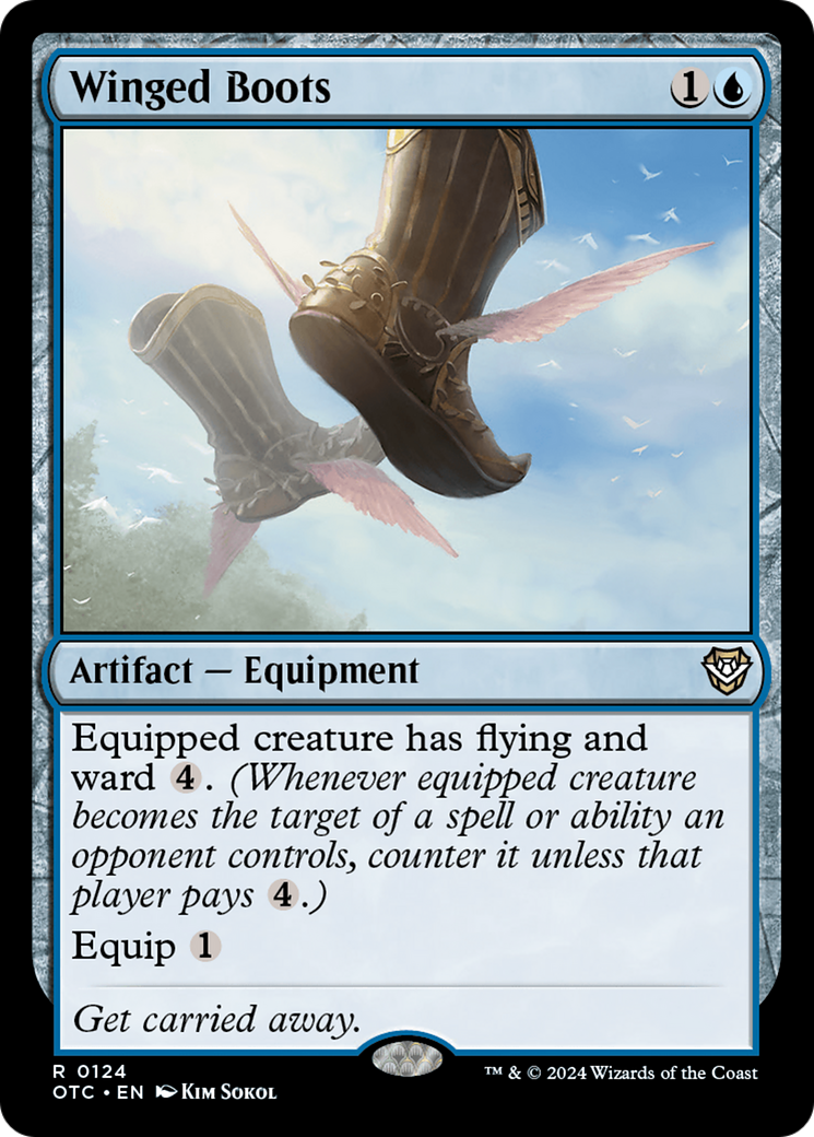Image of Winged Boots [Outlaws of Thunder Junction Commander]