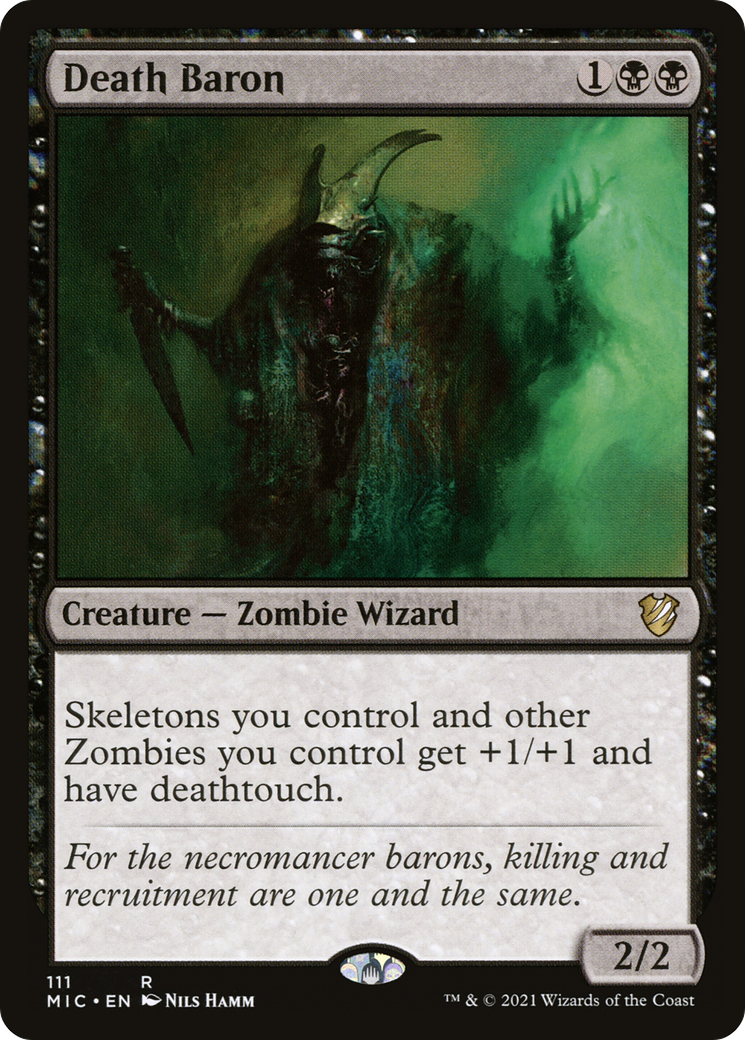 Image of Death Baron [Innistrad: Midnight Hunt Commander]