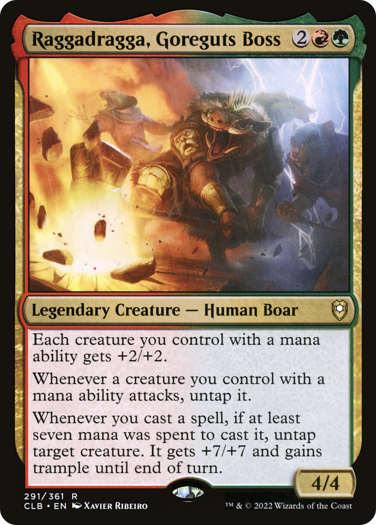 Image of Raggadragga, Goreguts Boss [Commander Legends: Battle for Baldur's Gate]