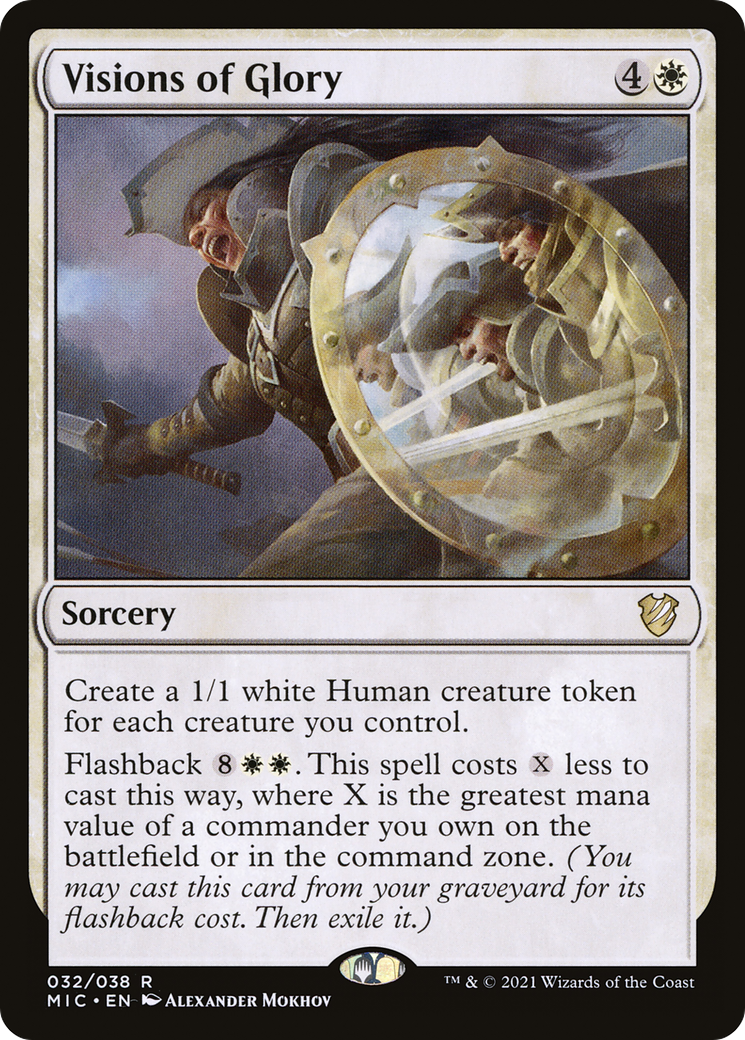 Image of Visions of Glory [Innistrad: Midnight Hunt Commander]