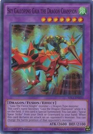 Image of Sky Galloping Gaia the Dragon Champion [MIL1-EN010] Super Rare