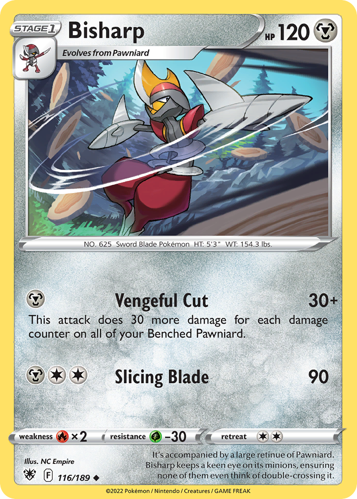 Image of Bisharp (116/189) [Sword & Shield: Astral Radiance]