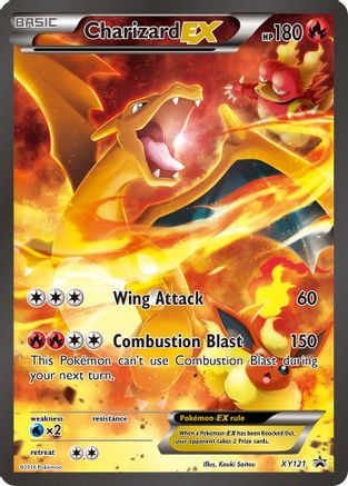 Image of Charizard EX (XY121) [XY: Black Star Promos]
