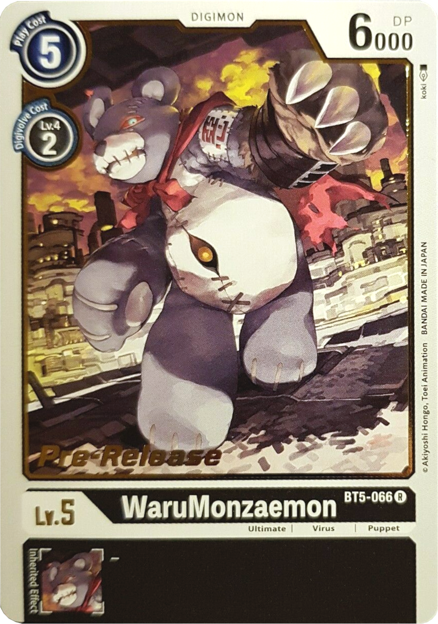 Image of WaruMonzaemon [BT5-066] [Battle of Omni Pre-Release Promos]