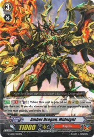 Amber Dragon, Midnight (G-LEGEND DECK VOL.2: THE OVERLORD BLAZE)