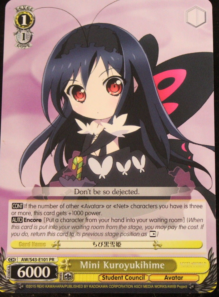 Image of Mini Kuroyukihime (AW/S43-E101 PR) (Promo) [Accel World -Infinite Burst-]