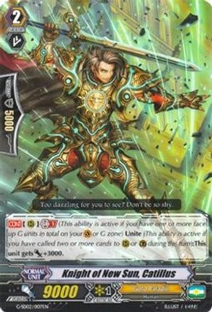 Knight of New Sun, Catillus (G-START DECK 2: KNIGHT OF THE SUN)