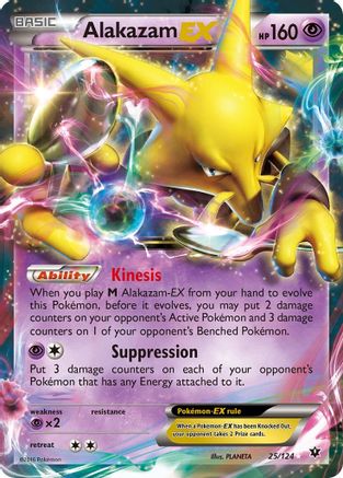 Image of Alakazam EX (25/124) [XY: Fates Collide]