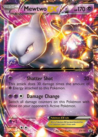 Image of Mewtwo EX (XY107) [XY: Black Star Promos]