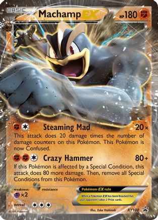 Image of Machamp EX (XY108) [XY: Black Star Promos]