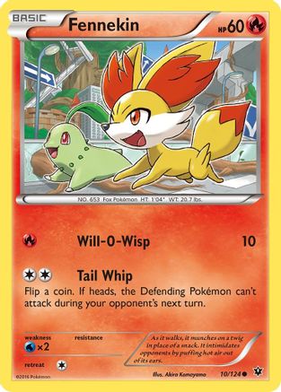 Image of Fennekin (10/124) [XY: Fates Collide]