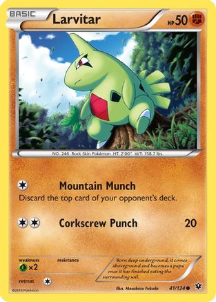 Image of Larvitar (41/124) [XY: Fates Collide]