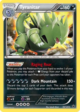 Image of Tyranitar (56/124) [XY: Fates Collide]