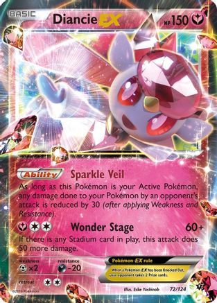 Image of Diancie EX (72/124) [XY: Fates Collide]