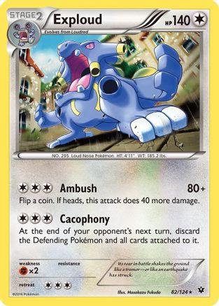 Image of Exploud (82/124) [XY: Fates Collide]