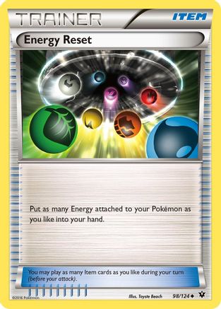 Image of Energy Reset (98/124) [XY: Fates Collide]