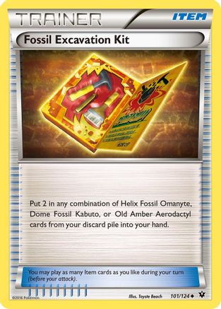Image of Fossil Excavation Kit (101/124) [XY: Fates Collide]