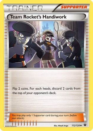 Image of Team Rocket's Handiwork (112/124) [XY: Fates Collide]