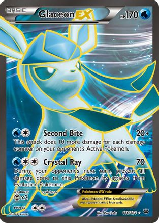 Image of Glaceon EX (116/124) [XY: Fates Collide]