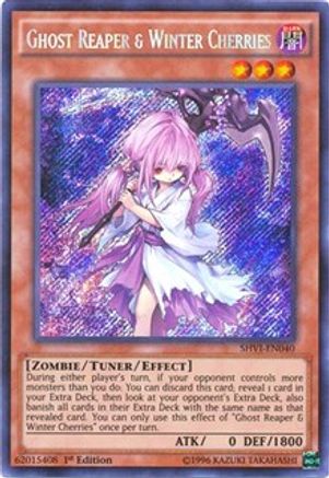 Image of Ghost Reaper & Winter Cherries [SHVI-EN040] Secret Rare