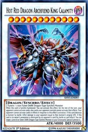 Image of Hot Red Dragon Archfiend King Calamity [SHVI-EN097] Ultra Rare