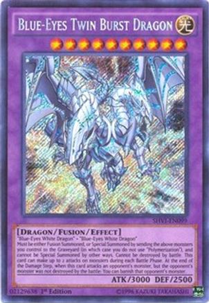 Image of Blue-Eyes Twin Burst Dragon [SHVI-EN099] Secret Rare