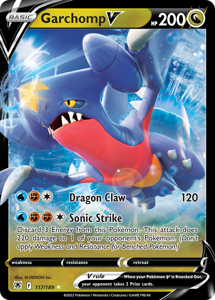Image of Garchomp V (117/189) [Sword & Shield: Astral Radiance]