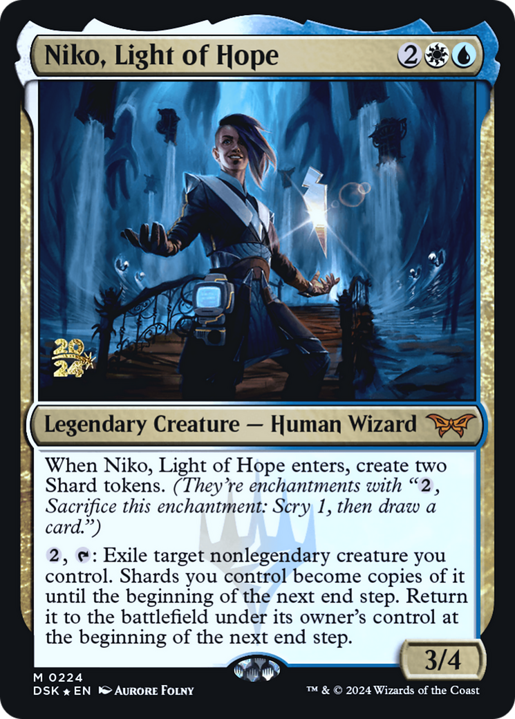 Image of Niko, Light of Hope [Duskmourn: House of Horror Prerelease Promos]