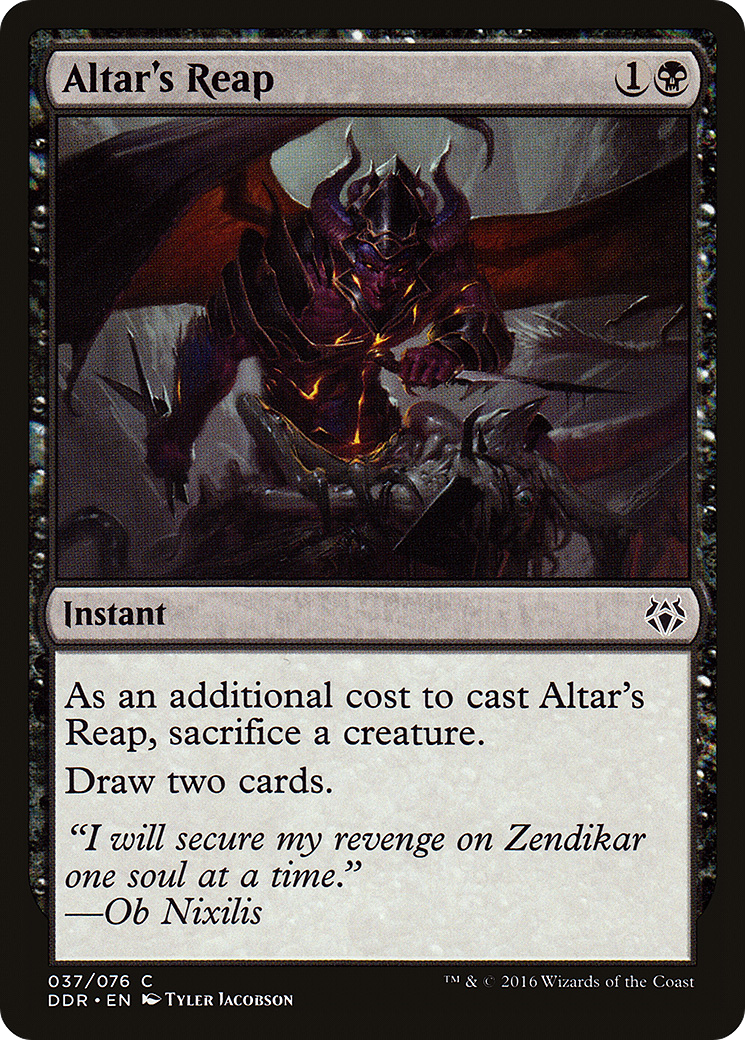 Image of Altar's Reap [Duel Decks: Nissa vs. Ob Nixilis]