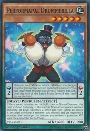Image of Performapal Drummerilla [YS16-EN011] Common