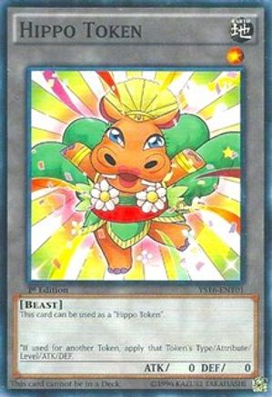 Image of Hippo Token (Orange) [YS16-ENT01] Common