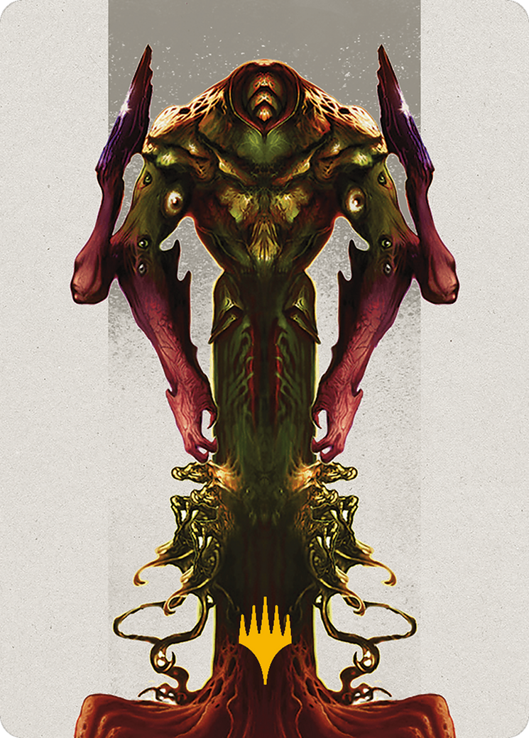 Image of Kozilek, the Broken Reality Art Card (Gold-Stamped Planeswalker Symbol) [Modern Horizons 3 Art Series]