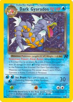 Image of Dark Gyarados (8/82) (Prerelease Promo) [Team Rocket Unlimited]