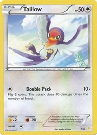 Image of Taillow (7/30) [XY: Trainer Kit 3 - Pikachu Libre]