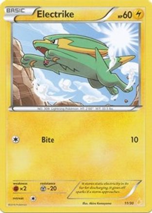 Image of Electrike (11/30) [XY: Trainer Kit 3 - Pikachu Libre]
