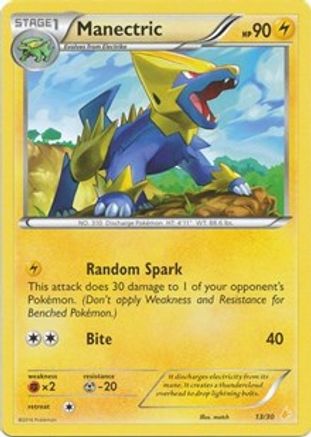 Image of Manectric (13/30) [XY: Trainer Kit 3 - Pikachu Libre]