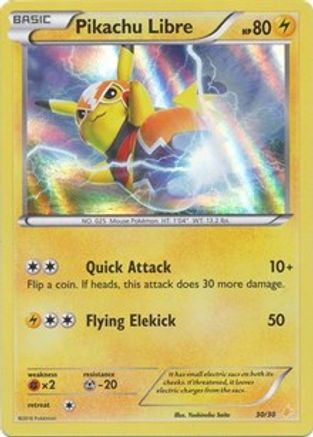 Image of Pikachu Libre (30/30) [XY: Trainer Kit 3 - Pikachu Libre]