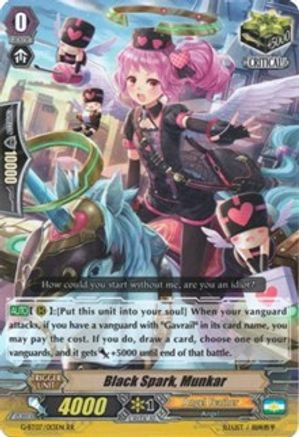 Image of Black Spark, Munkar (GLORIOUS BRAVERY OF RADIANT SWORD)