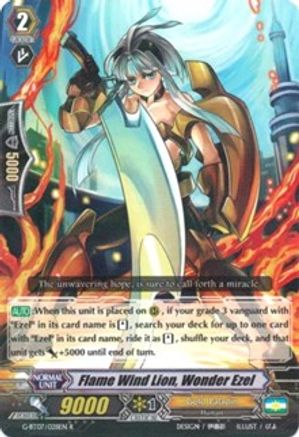 Flame Wind Lion, Wonder Ezel (GLORIOUS BRAVERY OF RADIANT SWORD)