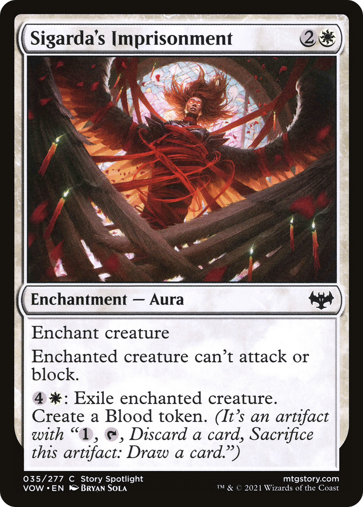 Image of Sigarda's Imprisonment [Innistrad: Crimson Vow]