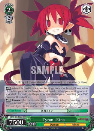 Image of Tyrant Etna (DG/EN-S03-E048R RRR) [Disgaea]