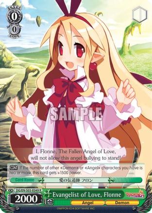 Image of Evangelist of Love, Flonne (DG/EN-S03-E049 R) [Disgaea]