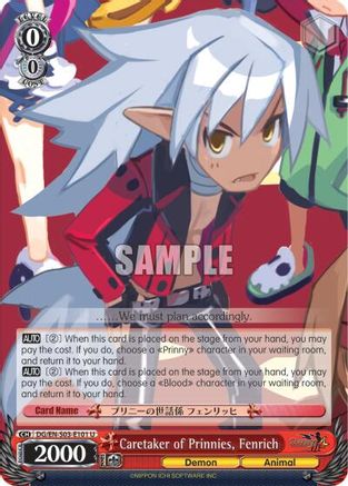 Image of Caretaker of Prinnies, Fenrich (DG/EN-S03-E101 U) [Disgaea]