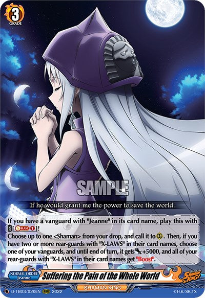 Image of Suffering the Pain of the Whole World (D-TB03/020EN) [Shaman King]