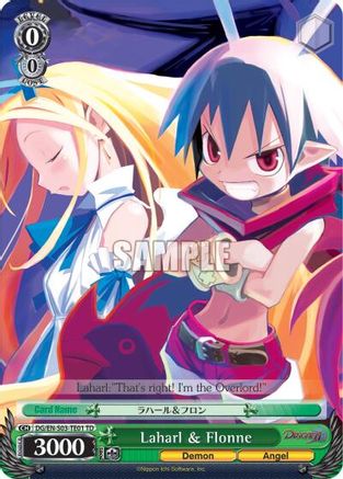 Image of Laharl & Flonne (DG/EN-S03-TE01 TD) [Disgaea]