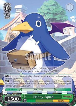 Image of Prinny Squad (DG/EN-S03-TE02 TD) [Disgaea]
