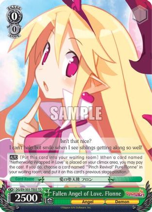 Image of Fallen Angel of Love, Flonne (DG/EN-S03-TE03 TD) [Disgaea]
