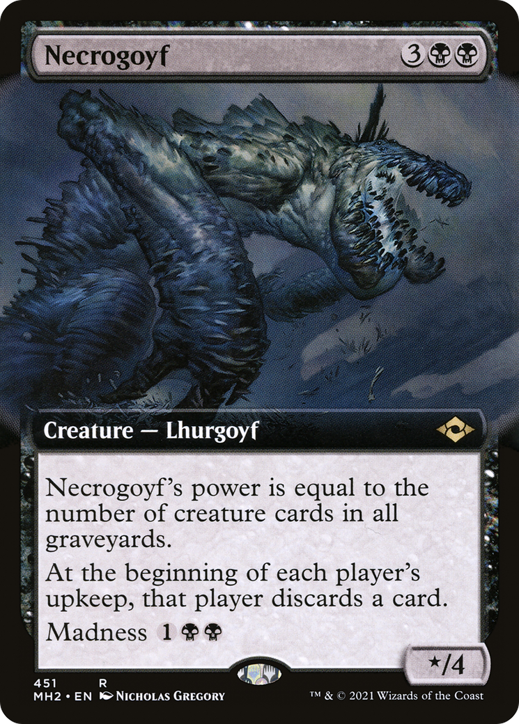 Image of Necrogoyf (Extended Art) [Modern Horizons 2]