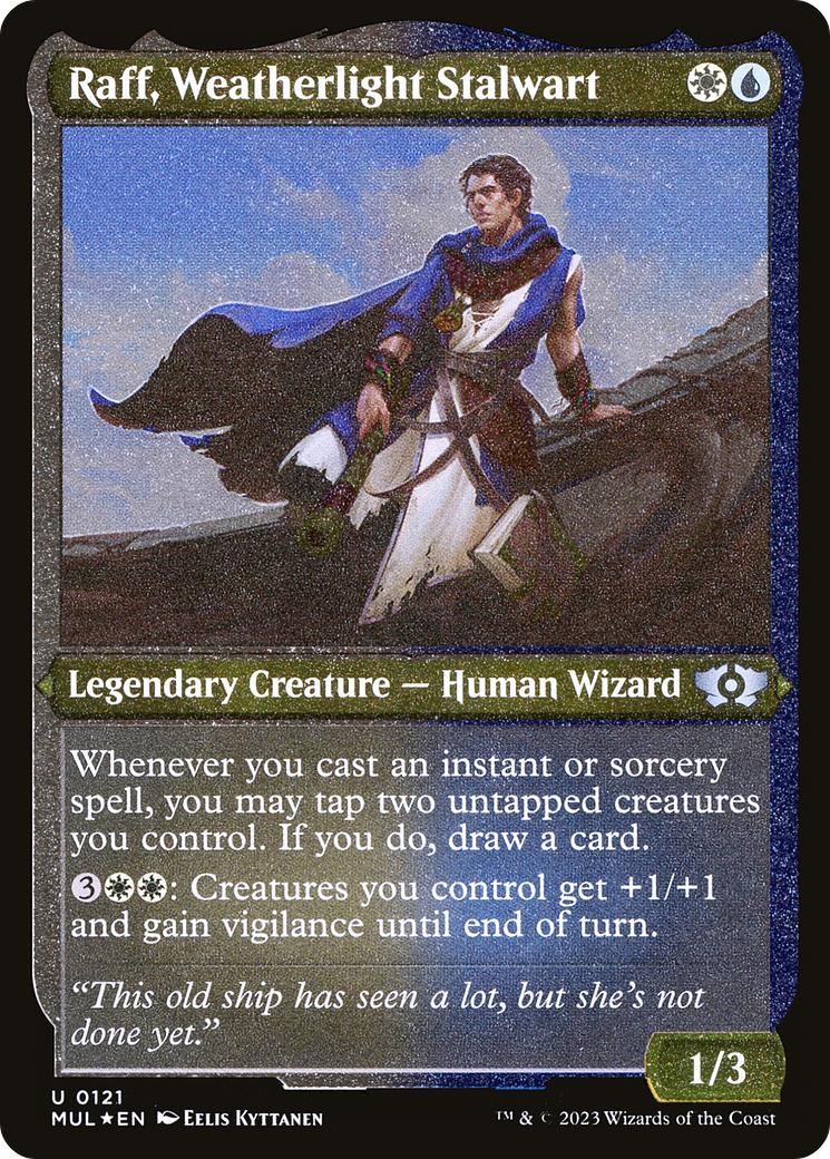Image of Raff, Weatherlight Stalwart (Foil Etched) [Multiverse Legends]