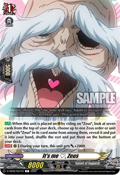 Image of It's me, Zeus (D-TB02/051EN) [Record of Ragnarok]
